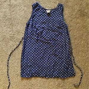 Vintage cute Blue Polka Dot mini Dress